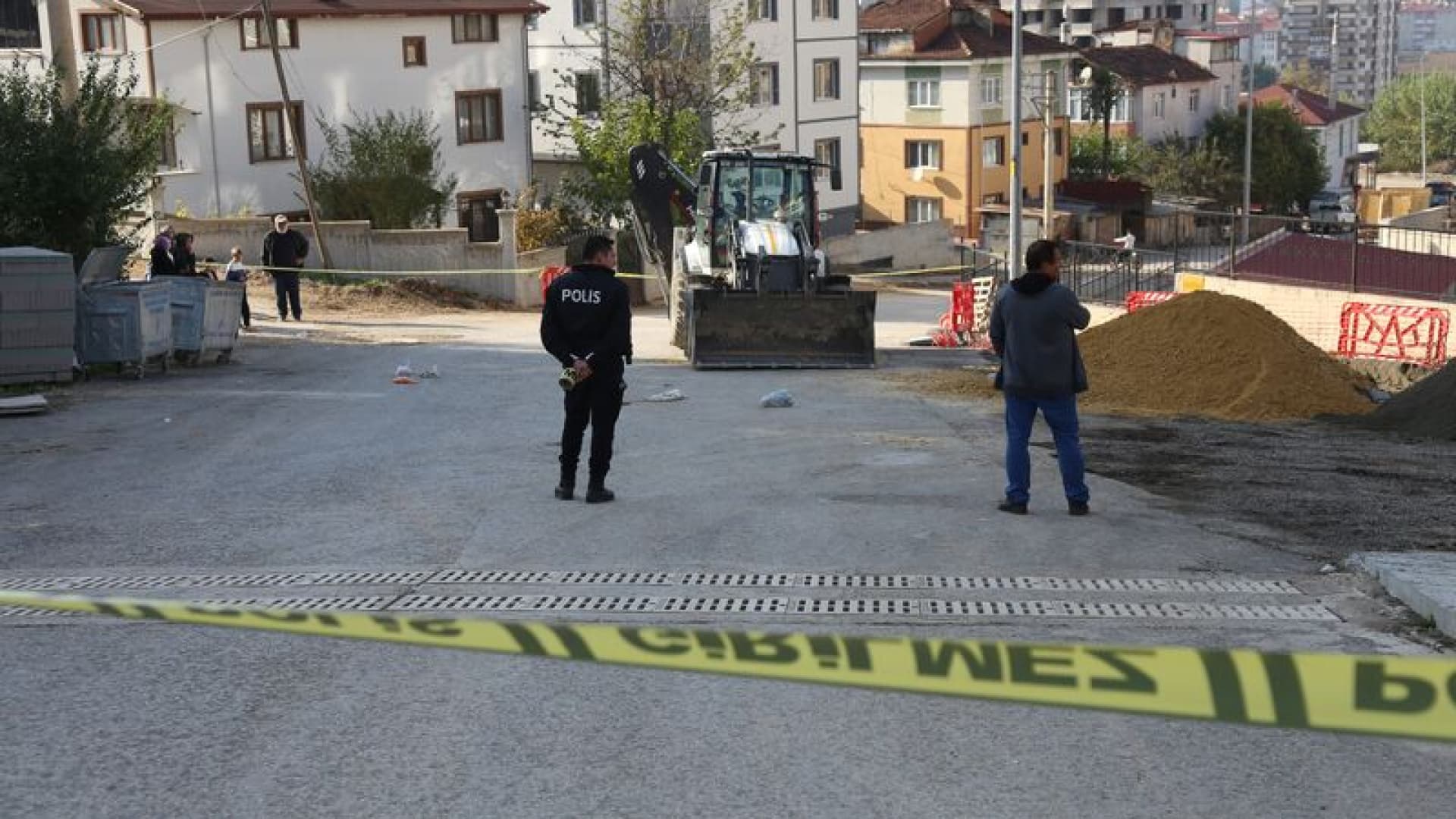 İş makinesinin çarptığı kadın öldü