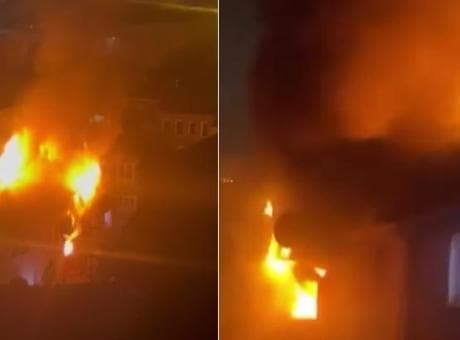 Fatih'te iki katlı binada yangın! 1 kişi hayatını kaybetti