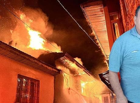 Kula’da yangın sırasında fenalaşan Metin Balcı yaşamını yitirdi