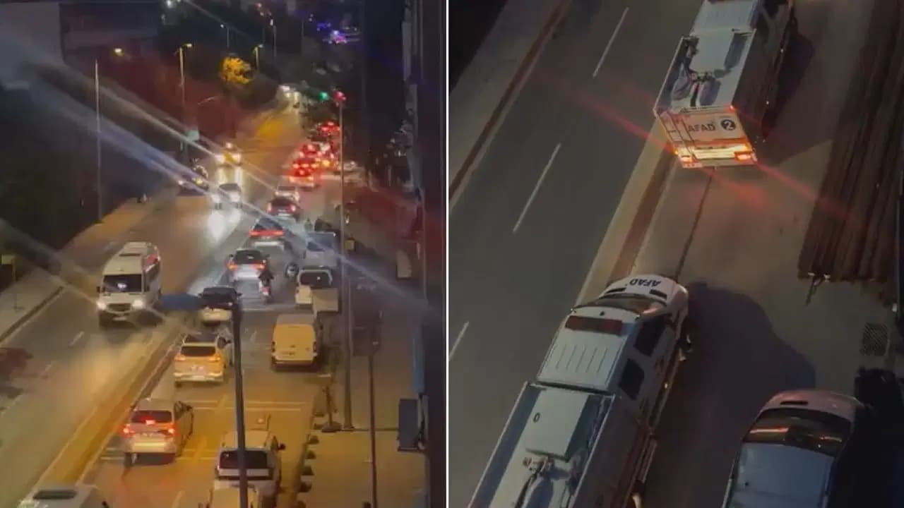 Son Dakika... Bayrampaşa'da yol çöktü: 1 işçi hayatını kaybetti!