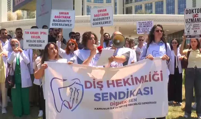 Diş hekimleri Sağlık Bakanlığı önünden taleplerini haykıracak