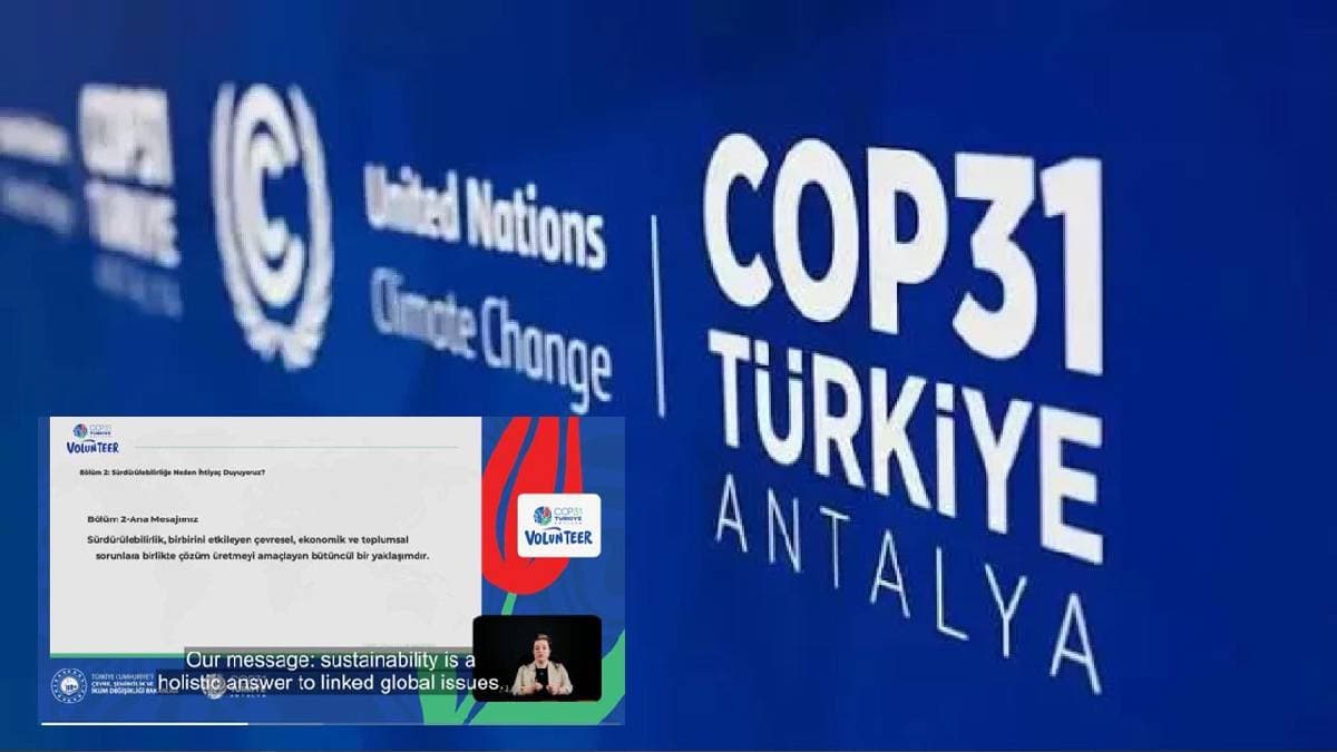 COP31 öncesi gençler ve akademi iklim farkındalığı için buluşuyor