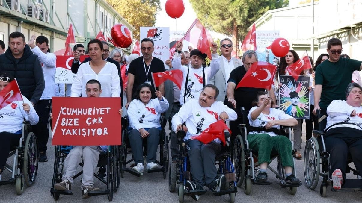 Engelli bireylerden Cumhuriyet Bayramı’na özel gösteri