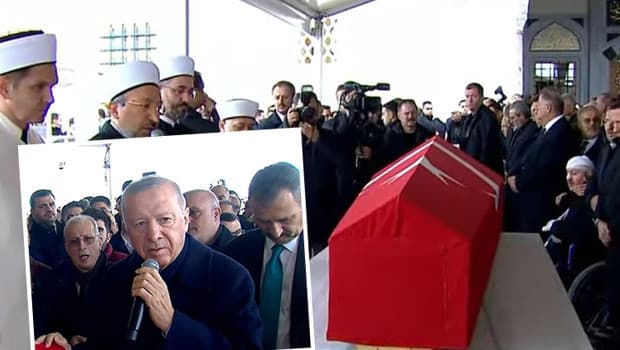Üsküdar Belediye Başkan Vekili Gültekin'e veda | Cenazede duygusal anlar: Cumhurbaşkanı Erdoğan, ellerini bırakmadı
