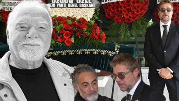 Oyuncu Engin Altan Düzyatan'ın babası son yolculuğuna uğurladı