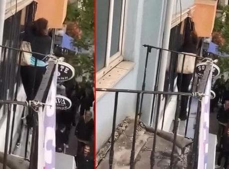 Otelde şoke eden olay! Genç kadın önce yardım çığlıkları attı, ardından yere düştü