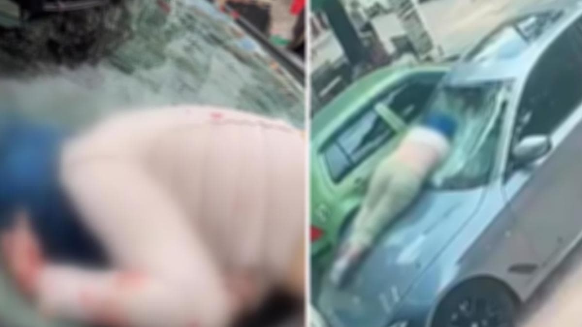 Ankara Çankaya'da otelin 6. katından düşen kadın aracın üstüne çakılıp ağır yaralandı