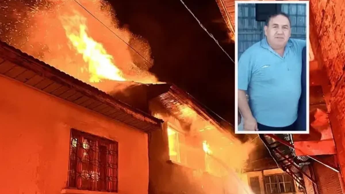 Kula’da ev yangınını izleyen 56 yaşındaki adam hayatını kaybetti