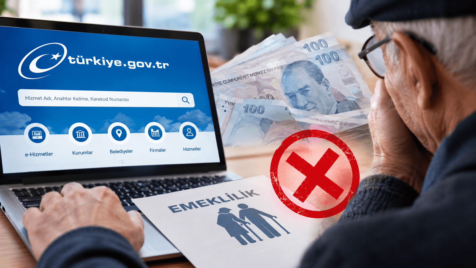 e-Devlet'ten kontrol etmeyenin emekliliği anında iptal ediliyor