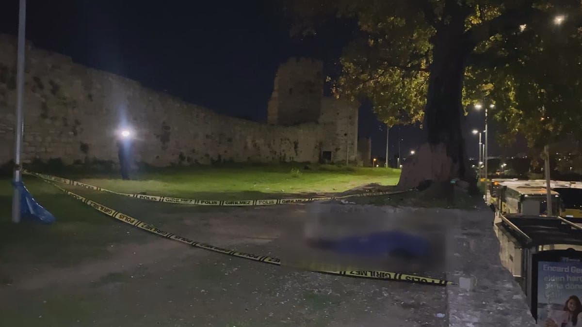 İstanbul'da surlarda erkek cesedi bulundu