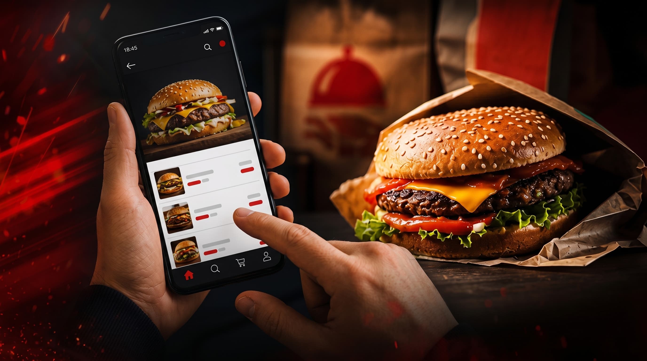 Yemek siparişlerinde 'bir' restoranla 'büyük' oyun